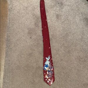 Red Cartoon Character Tie